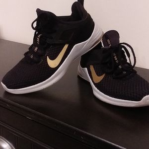 Black/Gold  Nike Shoes